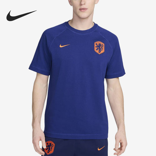 Nike耐克正品场训服短袖柔软宽松舒适休闲运动足球FZ5963-455
