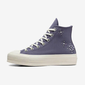匡威正品 All Star Converse Lift女子防滑耐磨厚底板鞋 A12513C