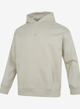 New Balance/NB正品运动男子印花休闲连帽卫衣套头衫AMT41325-TWF