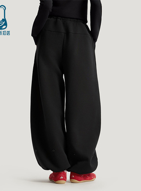 Adidas/阿迪达斯正品FOS W DK PT1女士亲肤针织宽松休闲裤KR7572