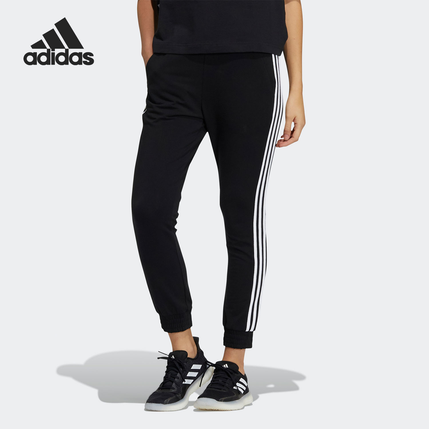 Adidas/阿迪达斯百搭弹力运动裤