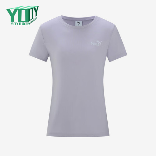 Puma/彪马正品2025女士运动针织日常休闲套头耐穿短袖693235-50