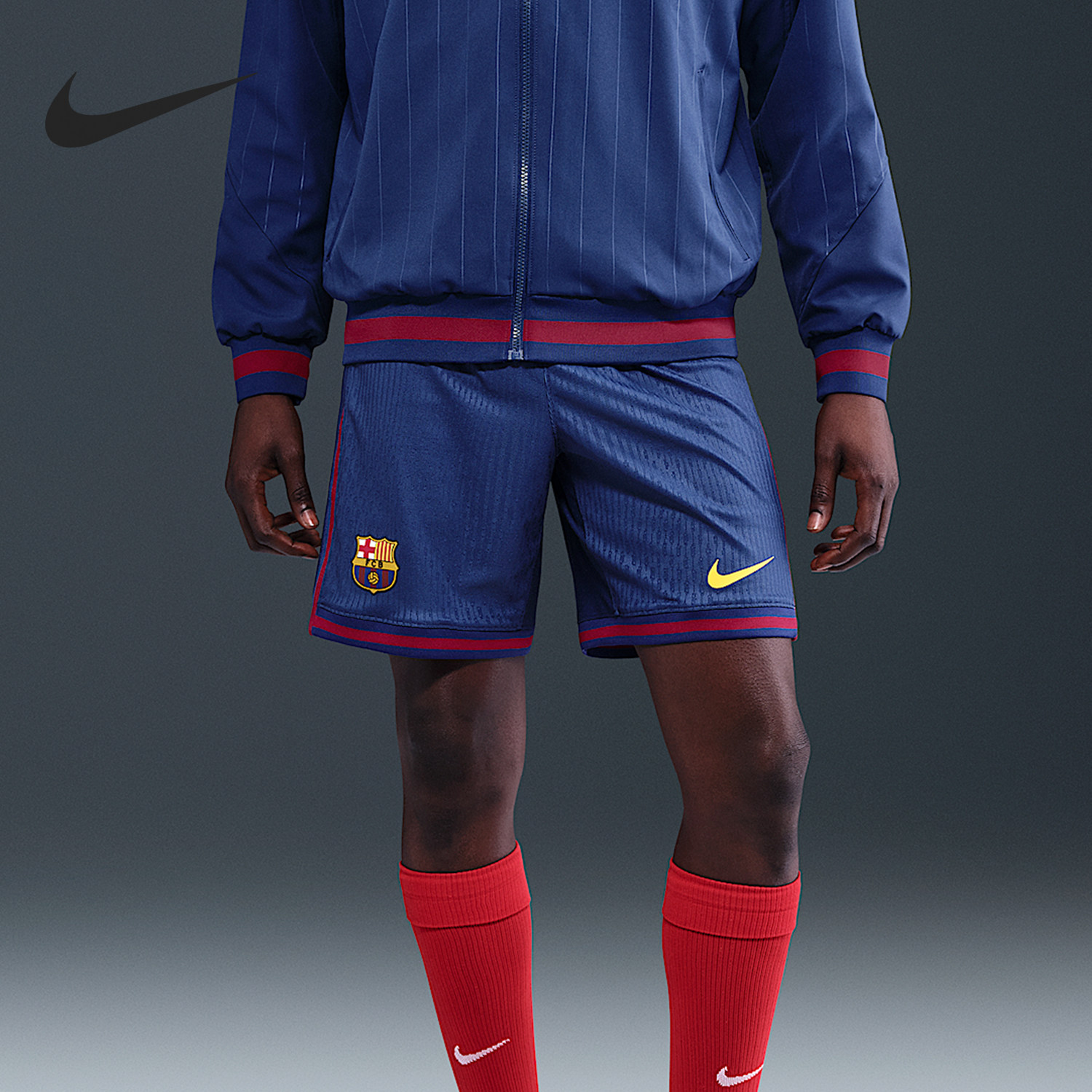 Nike/耐克正品Dri-FIT男士比赛足球训练运动透气短裤HJ4641-455
