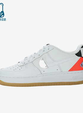 Nike/耐克正品秋季款GS女子大童休闲低帮系带耐磨板鞋CT3842-101