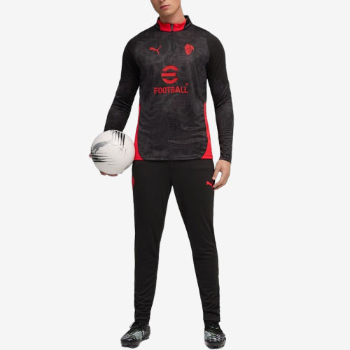 PUMA彪马正品AC Milan Trainingstop男款半拉链长袖T恤782363-04