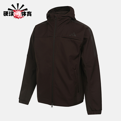 Adidas/阿迪达斯正品2025冬季款男士日常连帽耐穿梭织外套KG5180