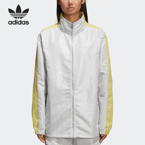 Adidas/阿迪达斯正品当季三叶草新款女子立领运动休闲外套CE5502