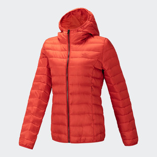 JKT连帽羽绒服 Adidas SLIM 三叶草女子SHORT CE2354 阿迪达斯正品