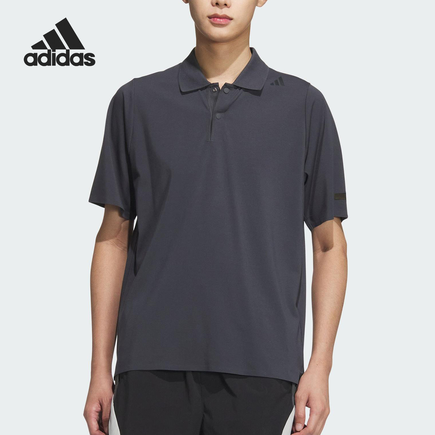 Adidas/阿迪达斯正品夏季款男士运动翻领凉感polo衫JM0980
