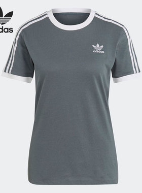 Adidas/阿迪达斯正品三叶草新款短袖女子圆领休闲运动T恤 GN2914