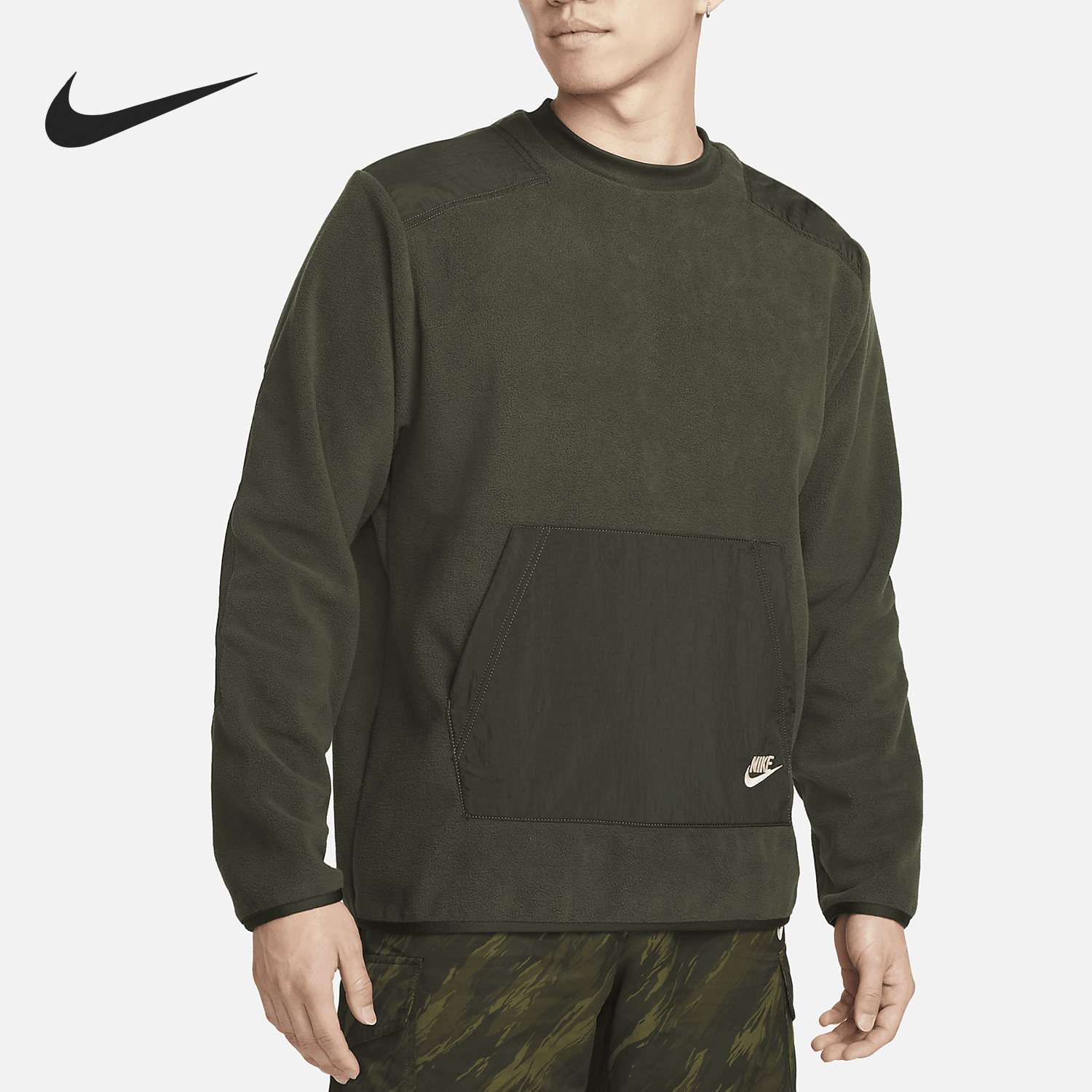 Nike/耐克男士加绒套头卫衣