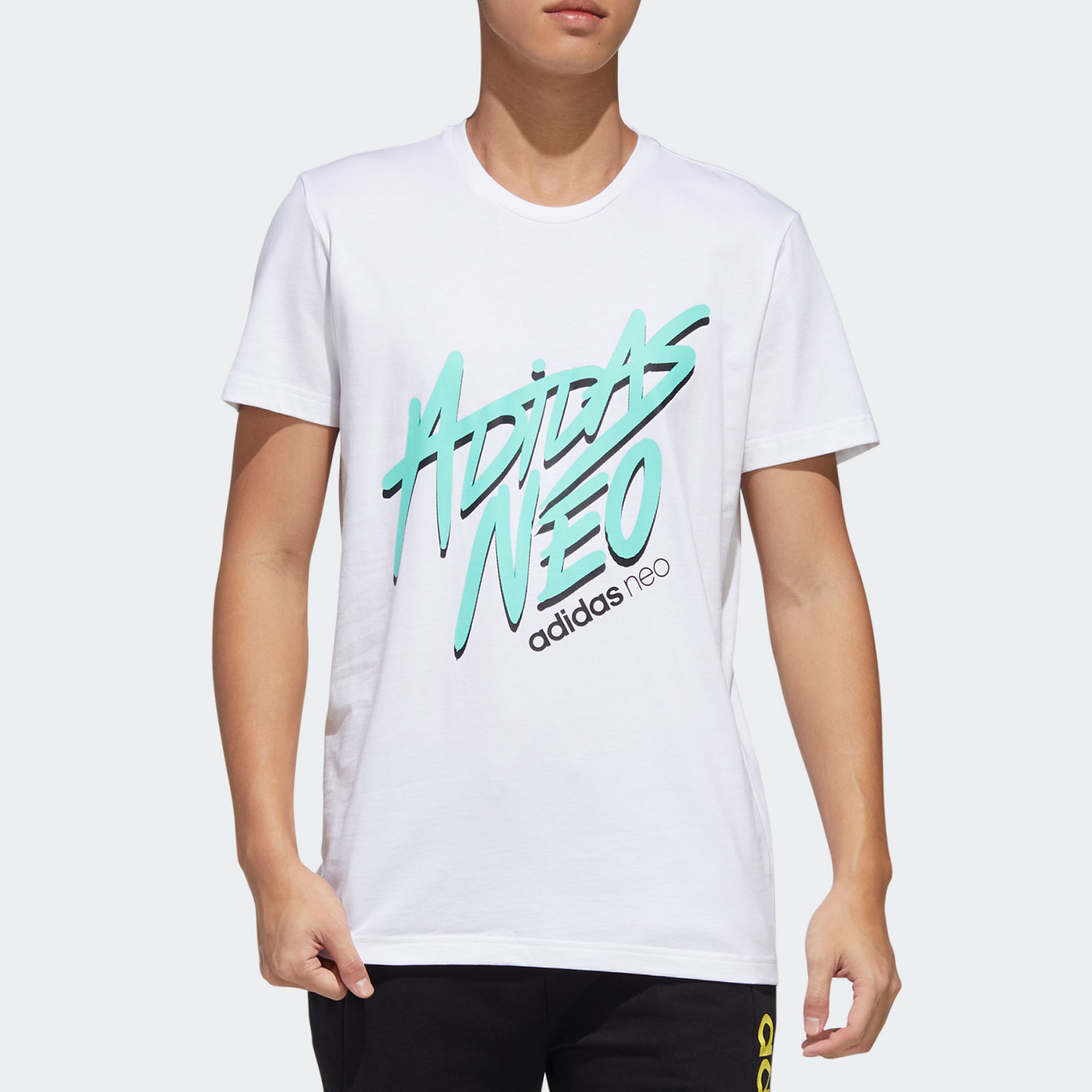 Adidas/阿迪达斯正品夏季新款男子休闲透气运动短袖T恤衫 GL1193