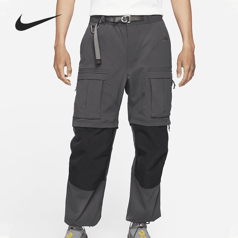 Nike/耐克正品ACG系列运动户外口袋工装抽绳束脚长裤CV0656-070
