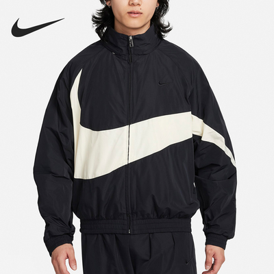 Nike/耐克正品新款男士休闲梭织立领拉链夹克外套FB7878-010