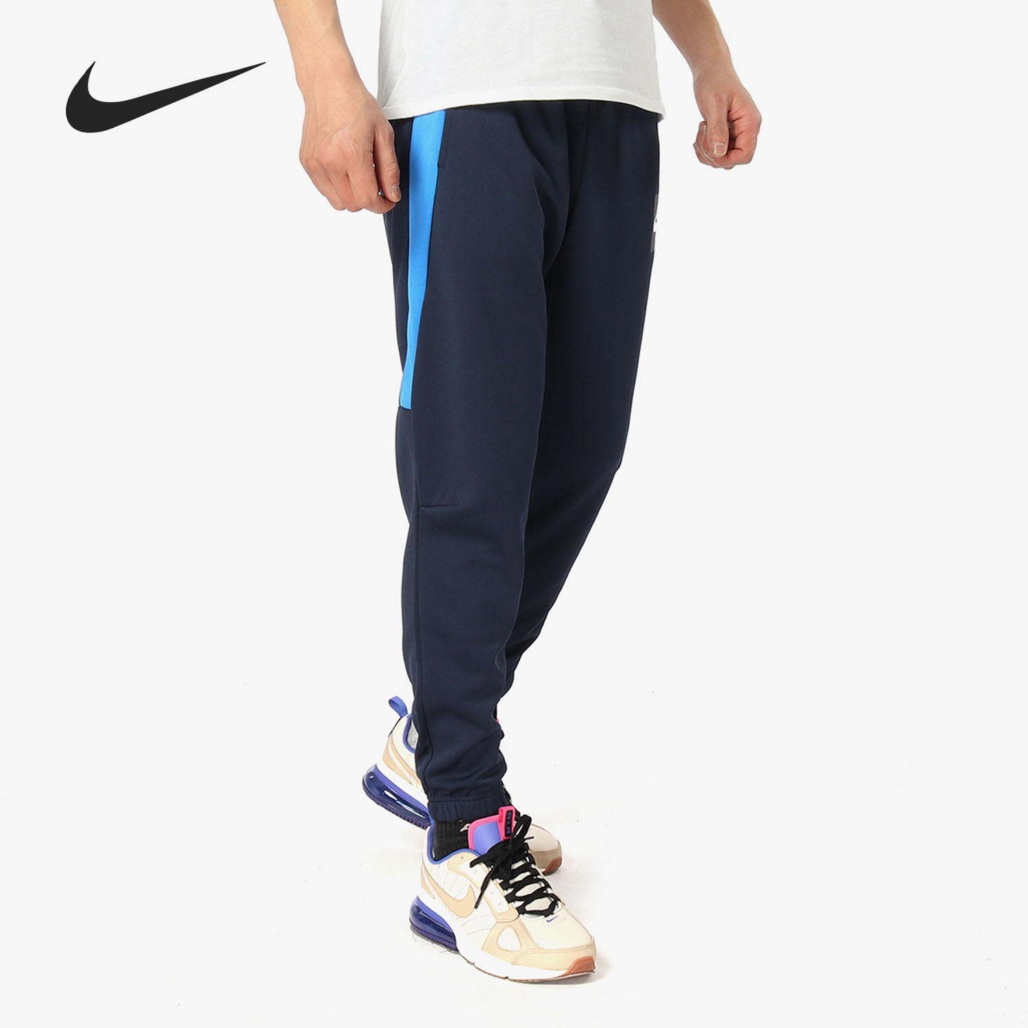 Nike/耐克正品男子秋季新款休闲简约宽松运动针织长裤AJ5318