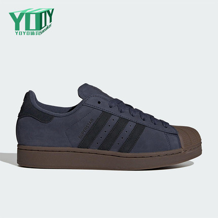 Adidas/阿迪达斯正品三叶草男女系带贝壳头耐磨低帮板鞋JQ3226