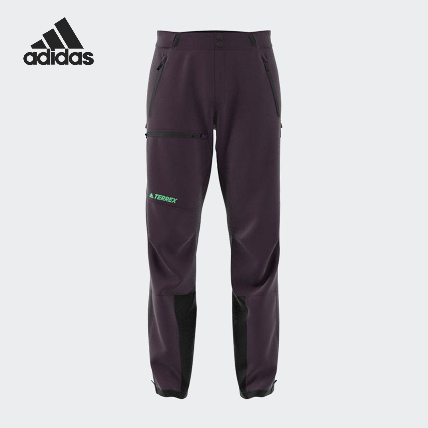 Adidas/阿迪达斯正品2025男士防风运动休闲软壳冲锋裤GJ8314