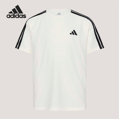 Adidas/阿迪达斯正品夏季儿童圆领日常运动轻盈短袖T恤KY8365