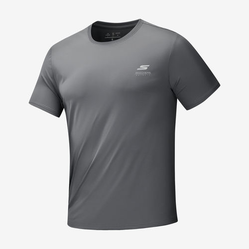 Skechers斯凯奇正品舒适科技系列男女透气速干T恤S6126019-00QF