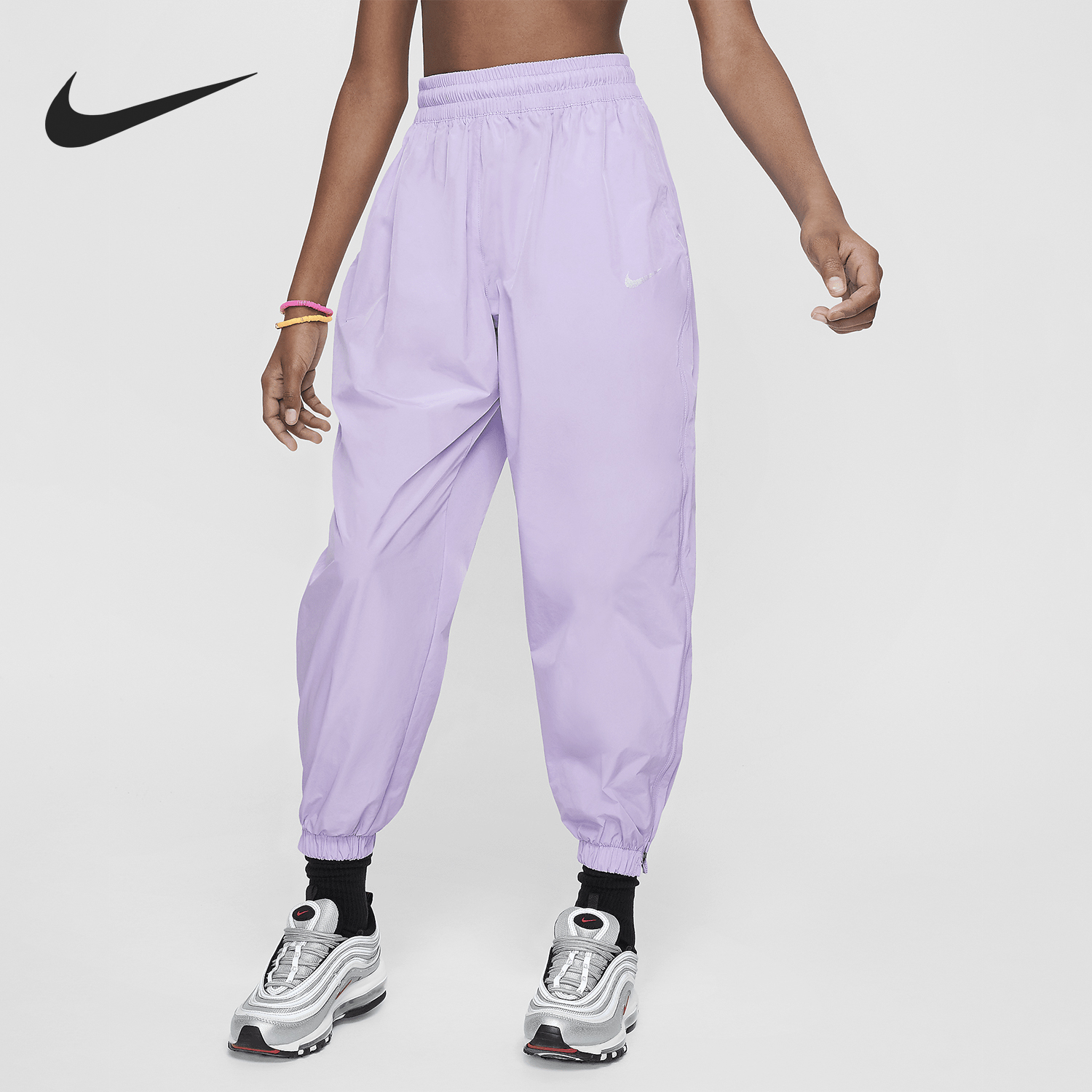 Nike/耐克大童梭织宽松运动长裤