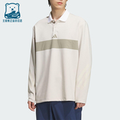 POLO衫 Adidas 套头运动高尔夫长袖 2025男士 JM9581 阿迪达斯正品