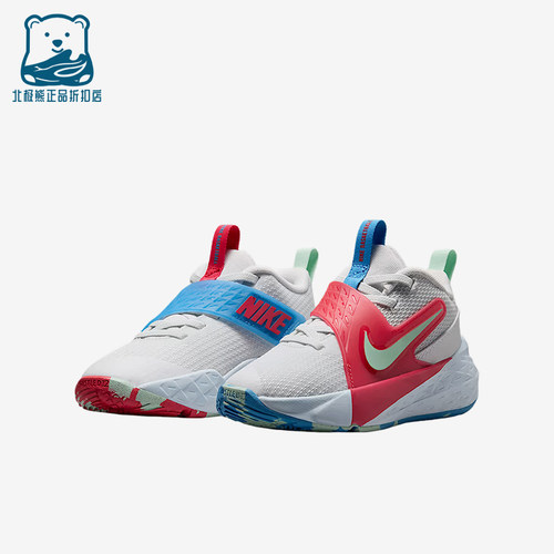 Nike/耐克正品Team Hustle D 12小童缓震篮球鞋IM7807-100