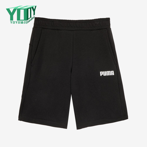 Puma/彪马正品男士透气舒适运动松紧印花休闲短裤848739-01