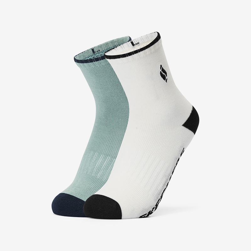 Skechers/斯凯奇正品新款男女同款时尚透气运动中筒袜两双装