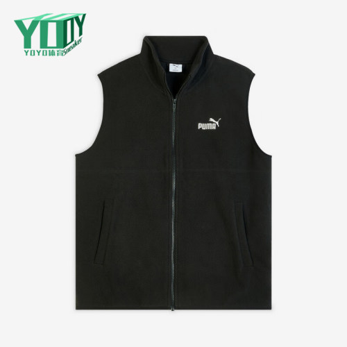 Puma/彪马正品2025冬季款男士日常立领休闲保暖棉马甲693538-01