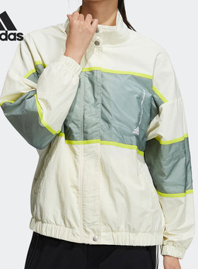 Adidas/阿迪达斯正品当季新款女子运动休闲夹克外套 GM0683