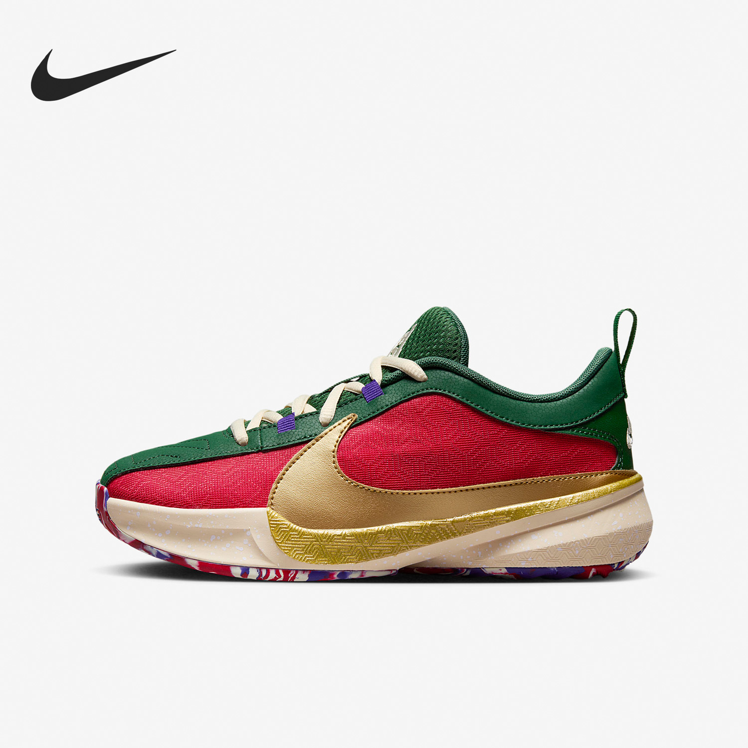 Nike/耐克正品Zoom Freak 5 EP GS女子大童实战篮球鞋DZ4486