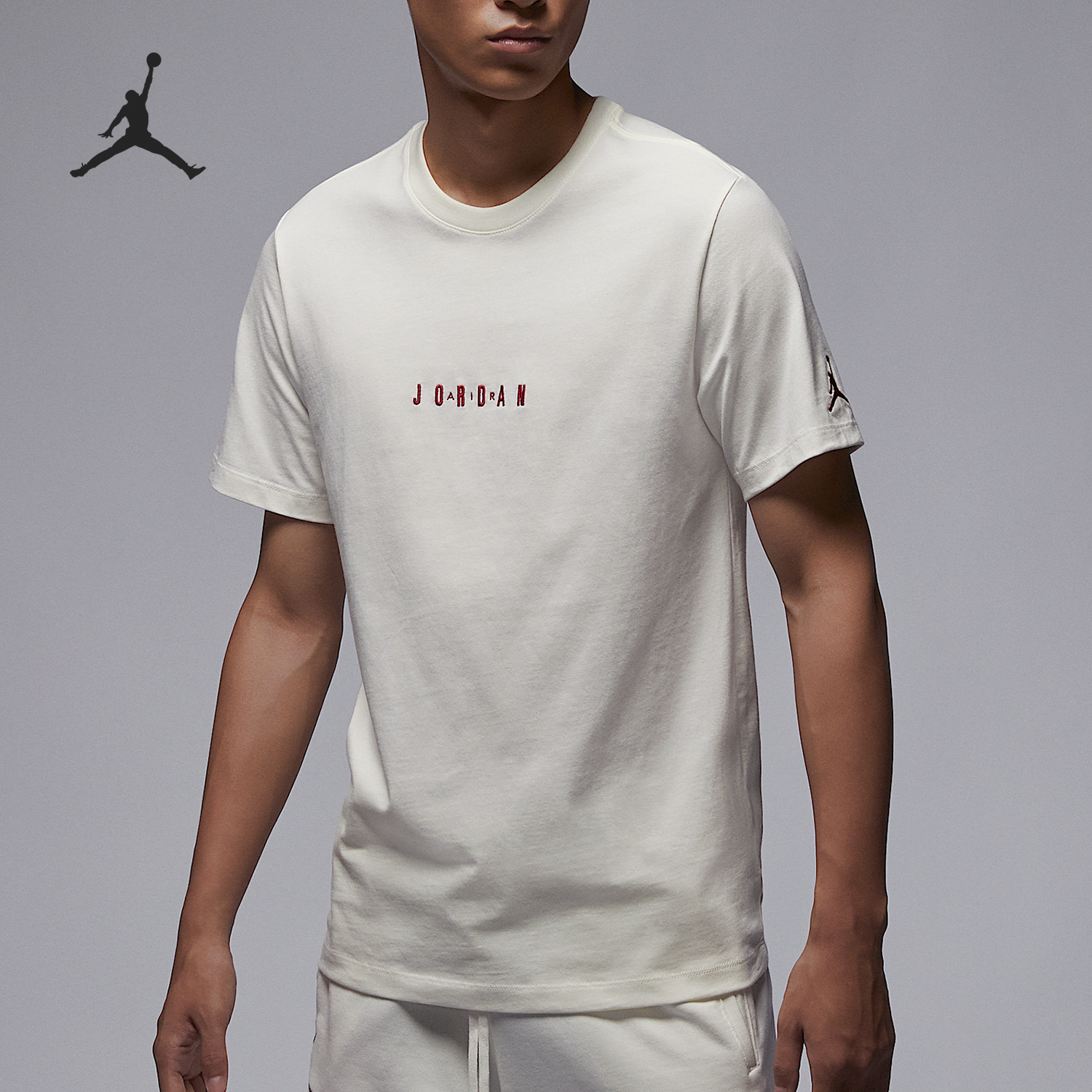 耐克男子透气圆领运动休闲短袖