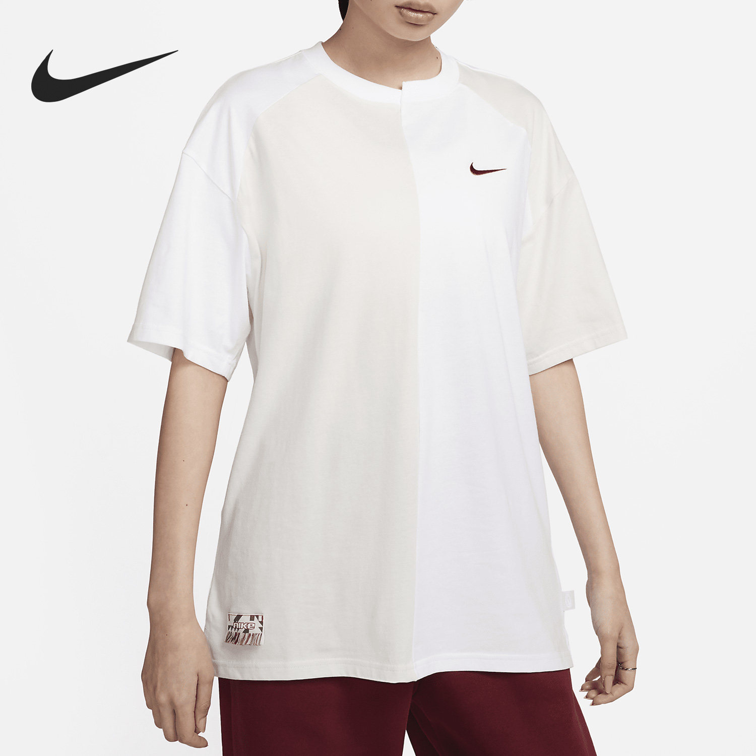 Nike/耐克正品当季新款女子运动圆领透气短袖T恤FQ0366-030
