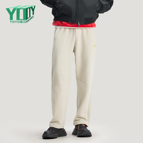 Adidas/阿迪达斯正品NYR FT KN PNT男士系带针织运动直筒裤KE4066
