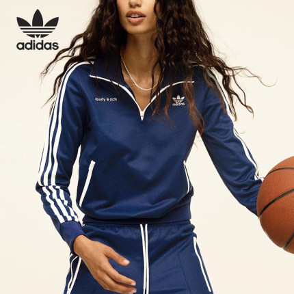 Adidas/阿迪达斯正品三叶草女士时尚复古运动休闲上衣JD3770