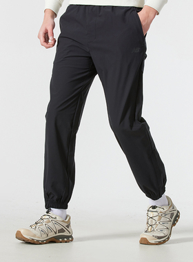 New Balance/NB正品新款男子梭织运动休闲束脚长裤NTF13031-BK