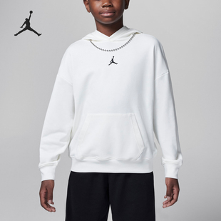 Nike/耐克正品JORDAN大童针织套头休闲连帽卫衣HQ8705-133