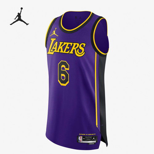 Nike/耐克正品Air Jordan男子洛杉矶湖人队球衣DQ0149-505