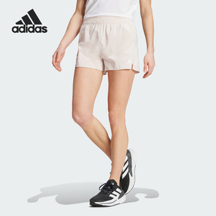 阿迪达斯正品 跑步运动短裤 OTR SHORT女士经典 IX6380 Adidas