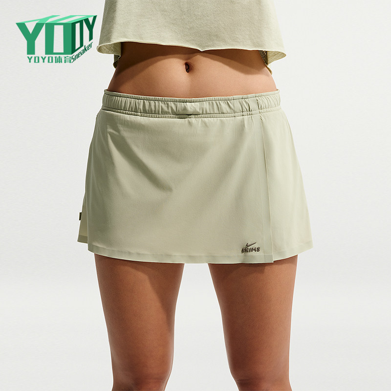 Nike/耐克正品新款女士侧边口袋透气系带运动裙裤IU2222-379
