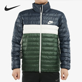 耐克正品 冬季 新款 Nike 男子拼色保暖休闲运动棉服BV4686 451