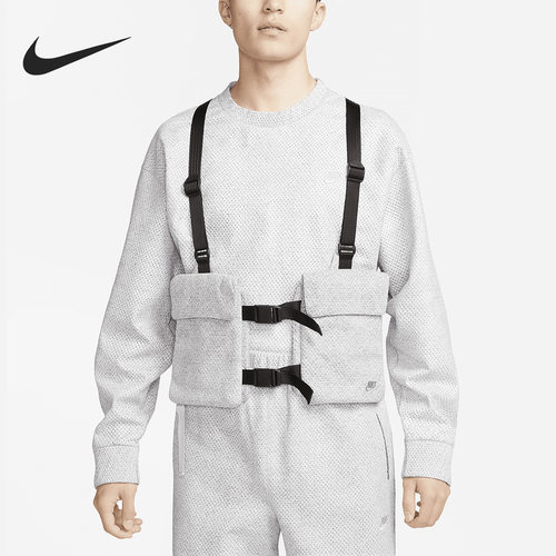 Nike/耐克 正品新款男子刺绣多口袋可调节休闲马甲DX9404-077