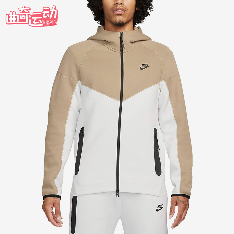 Nike/耐克正品2025冬季款男士日常连帽拼接耐穿外套FB7922-121