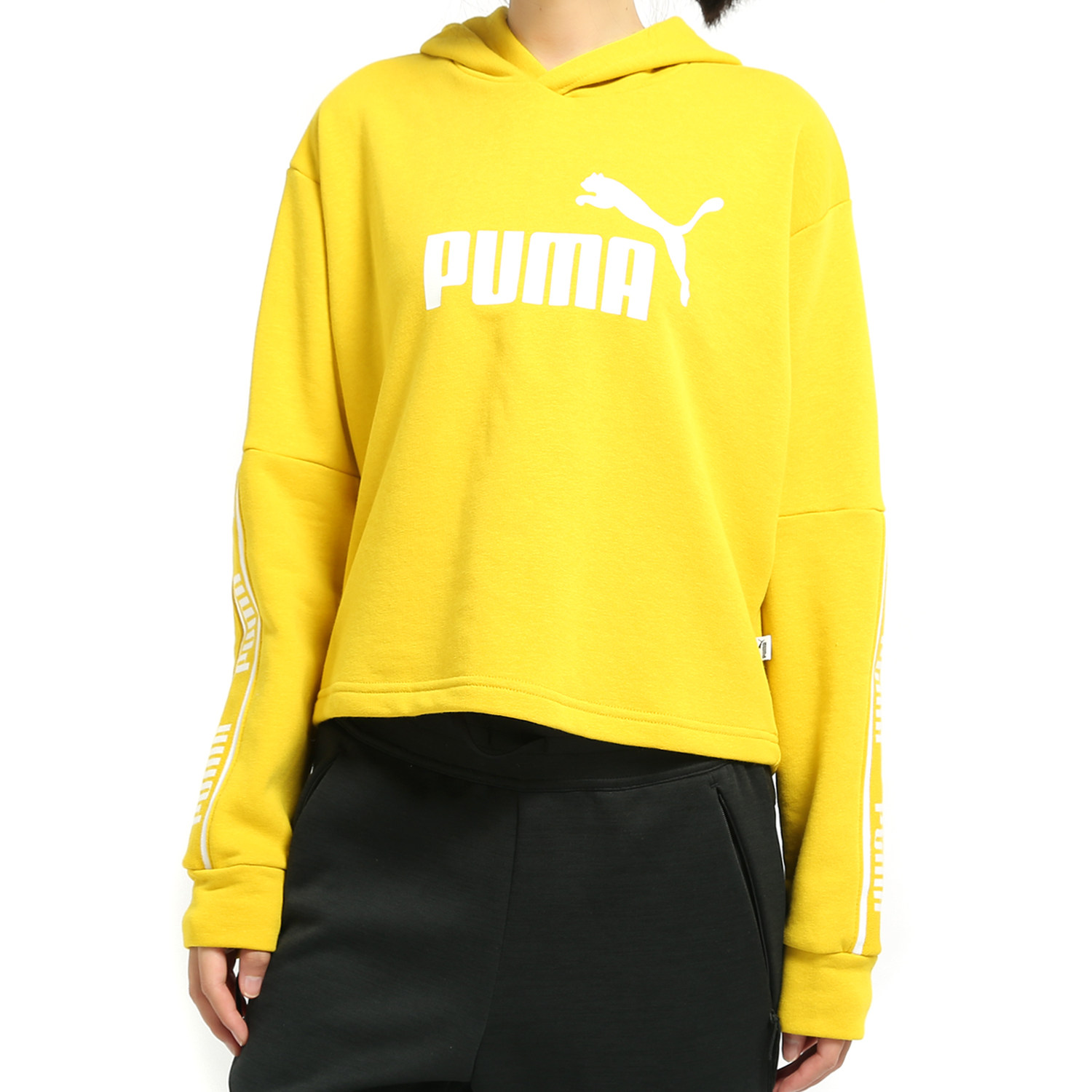 彪马女子休闲连帽卫衣