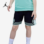 Nike 011 FV2857 耐克正品 JORDAN大童拼接宽松透气针织短裤