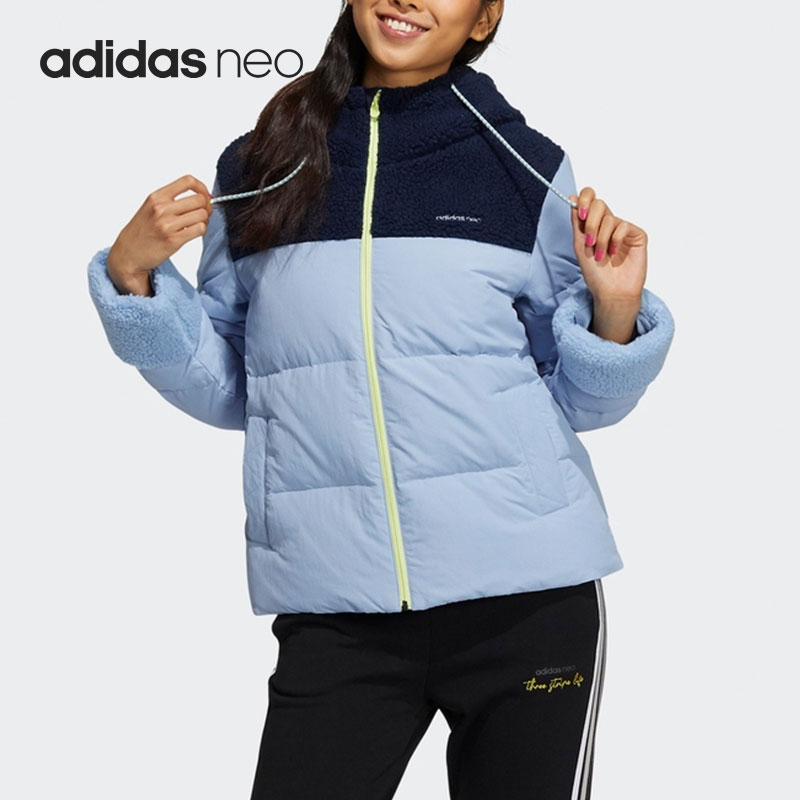 阿迪达斯正品女子羽绒服