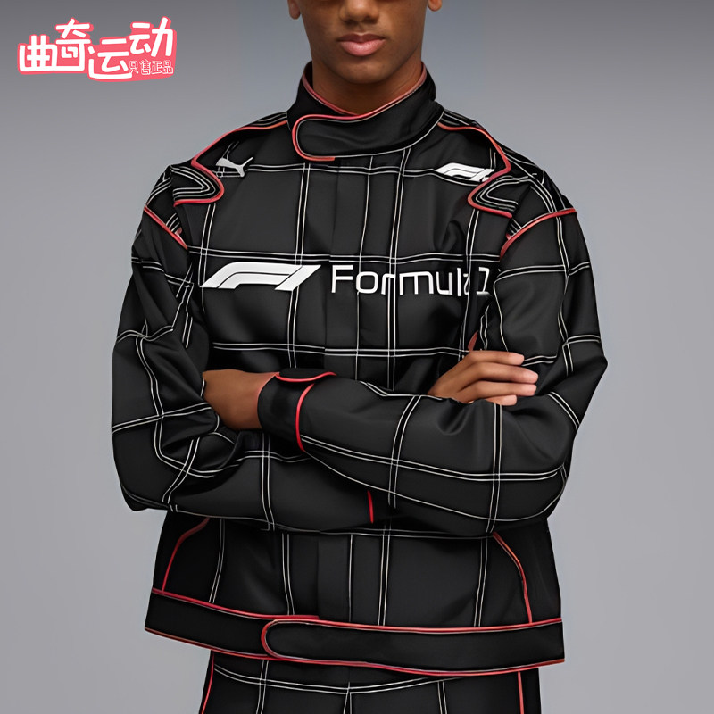 Puma/彪马正品F1赛车夹克新款男黑红色街头经典夹克外套632988-01