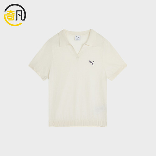 Puma/彪马正品女士经典简约日常针织休闲短袖POLO衫639722-87