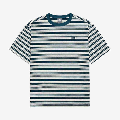 New Balance新百伦正品Classics系列男条纹短袖T恤MT61H5D9-AAV