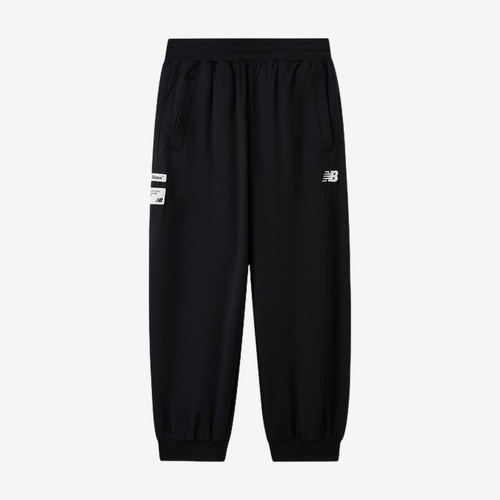 New Balance新百伦正品儿童吸湿速干松紧腰束脚长裤ND4LG2E083-BK